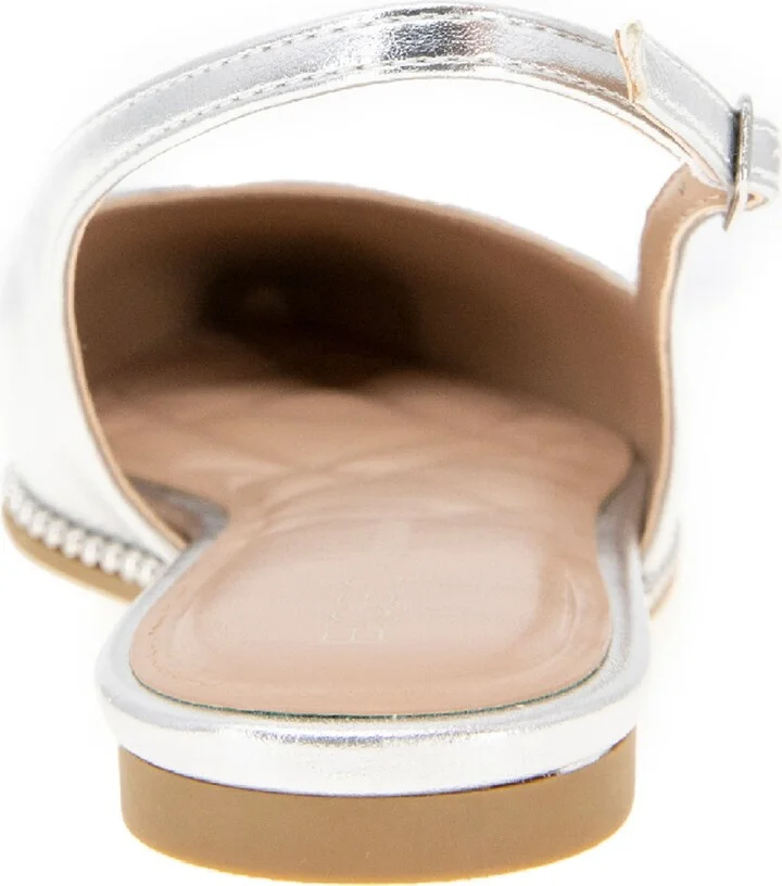BCBGeneration Women's Valerie Studded Slingback Pointed-Toe Flats - Image 3