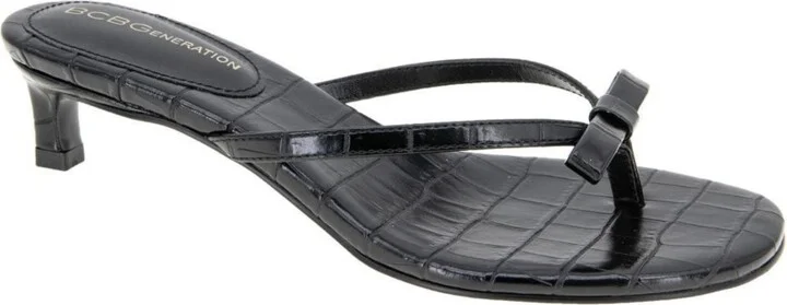 BCBGeneration Women's Zia Bow-Detail Kitten Heel Dress Sandals