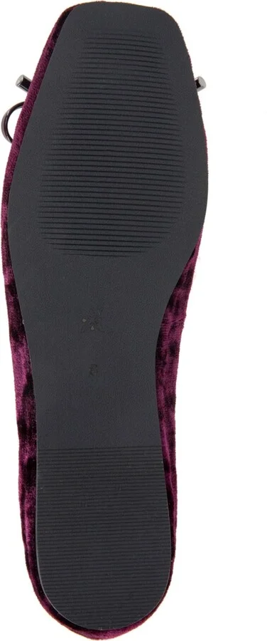BCBGeneration Women'sÂ Hartly Square Toe Bow Ballet Flats - Image 5