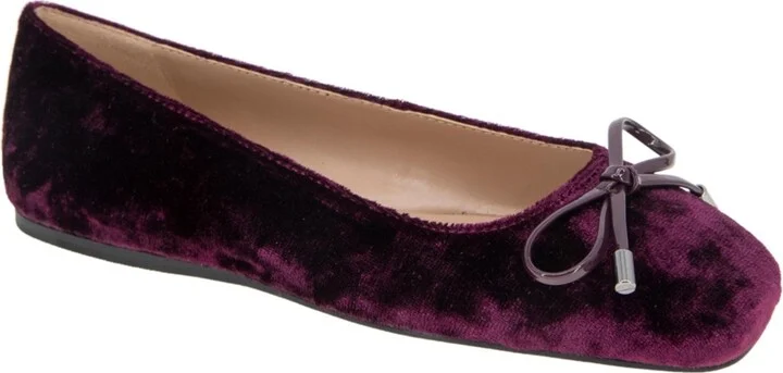BCBGeneration Women'sÂ Hartly Square Toe Bow Ballet Flats