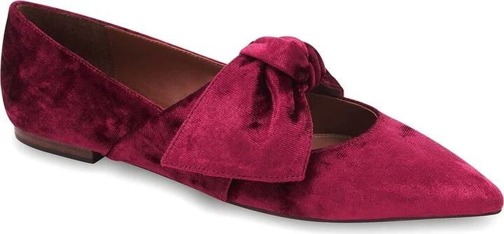 BCBGMAXAZRIA Prely Velvet Flat