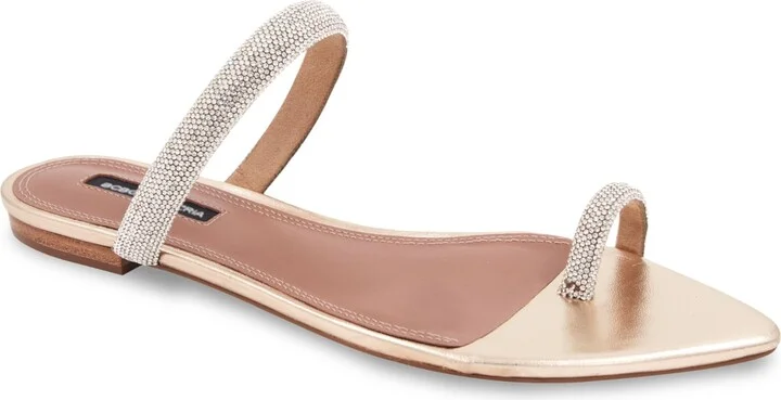 BCBGMAXAZRIA Women's Glam Flat Sandal