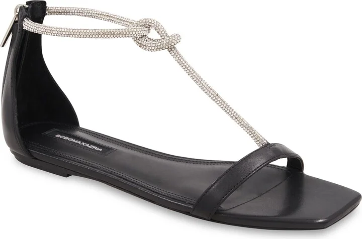 BCBGMAXAZRIA Women's Glam Flat Sandal
