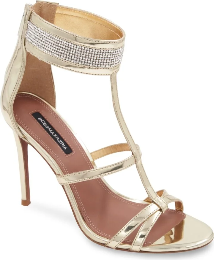 BCBGMAXAZRIA Women's SINGA Heeled Sandal