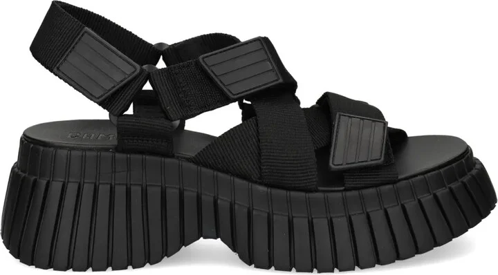 BCN platform touch-strap sandals