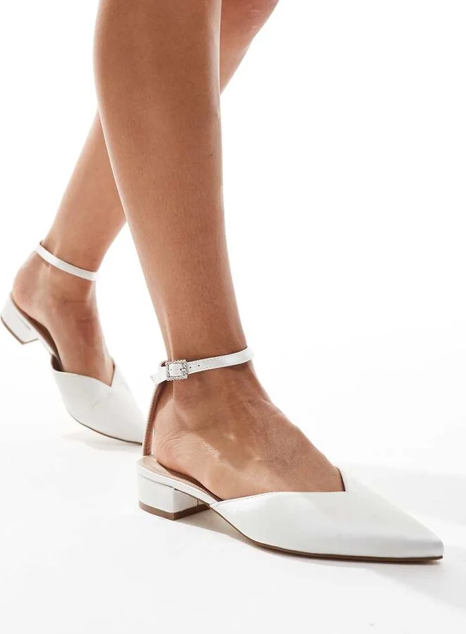 Be Mine Bridal Catherine flat shoes in ivory