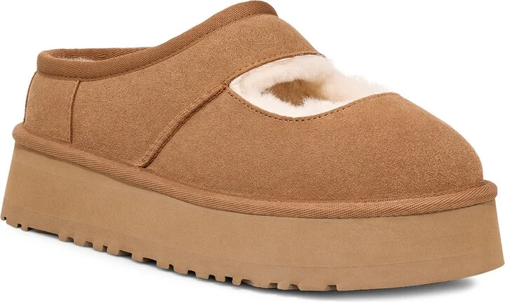 Bea Genuine Shearling Lined Platform Mary Jane