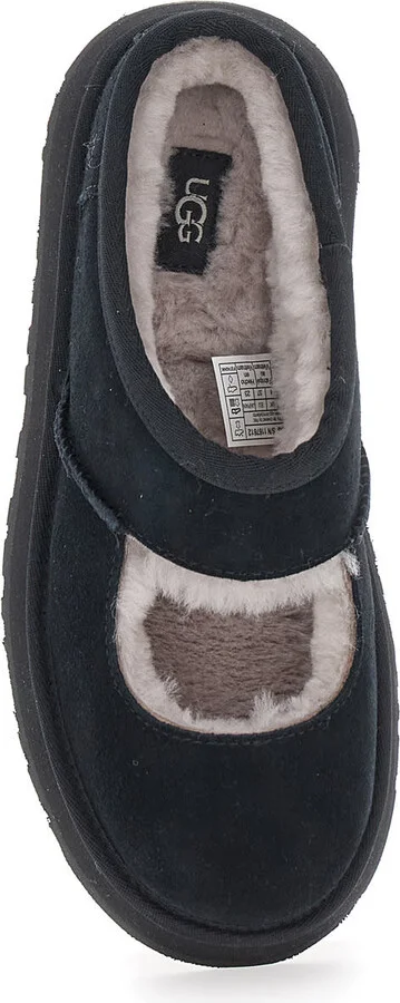 'bea Mary Jane' Black Mules With Cut-out Detail In Suede Woman - Image 4