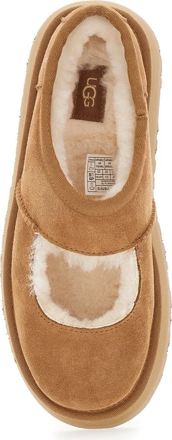 'Bea Mary Jane' Brown Mules With Cut-Out Detail In Suede Woman - Image 4