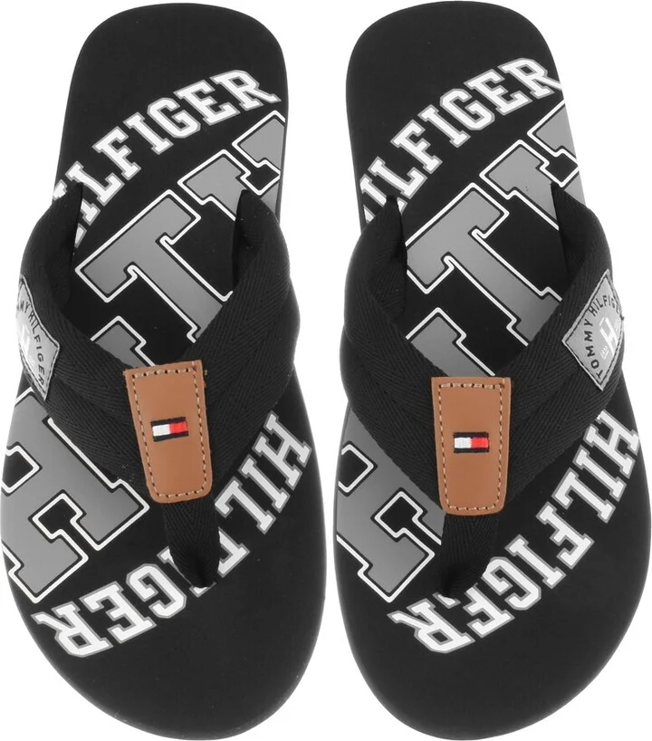 Beach Flip Flops Black