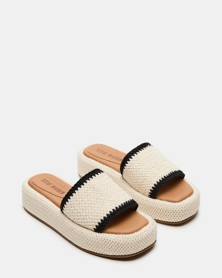 Beachy Woven Cream Multi - Image 2