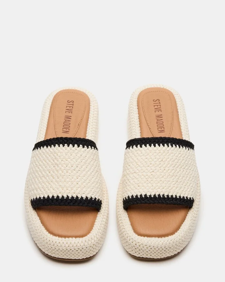 Beachy Woven Cream Multi - Image 4