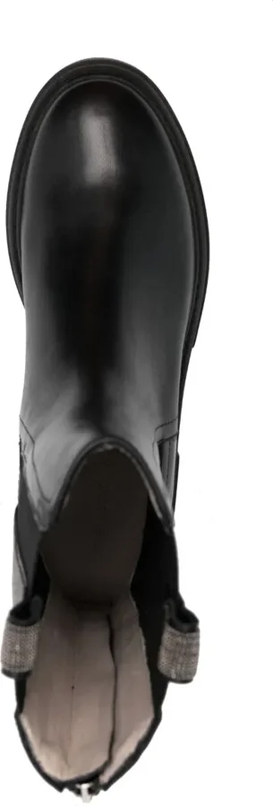 Bead-Embellished Combat Boots - Image 4