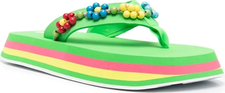 Bead-Embellished Flip Flops - Image 2