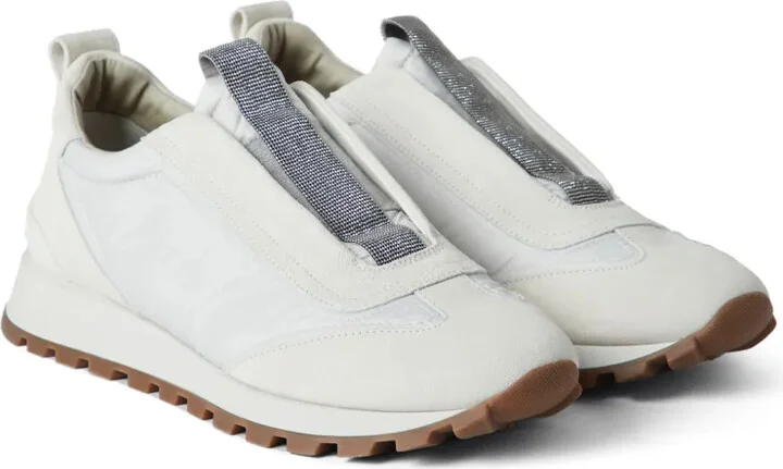 Bead-Embellished Low Top Sneakers - Image 2