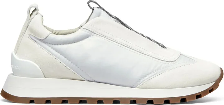 Bead-Embellished Low Top Sneakers