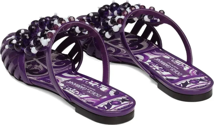 Bead-Embellished Mules - Image 3