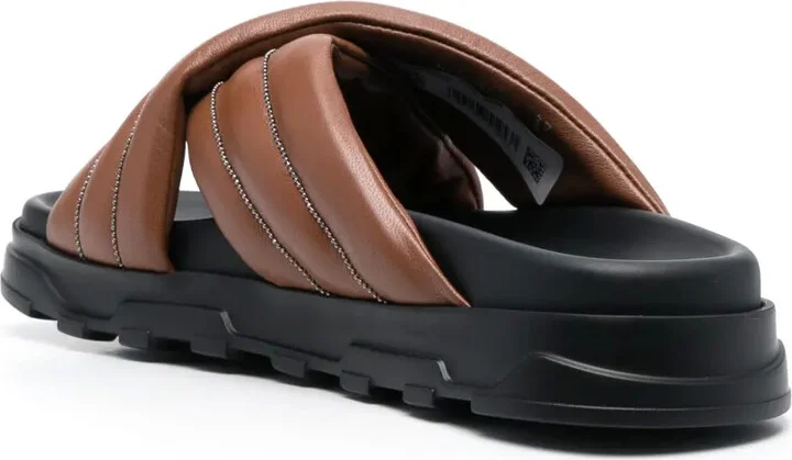 Bead-Embellished Padded Slides - Image 3