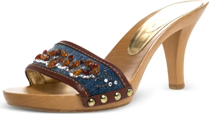 Bead-Embellished Sandals - Image 2