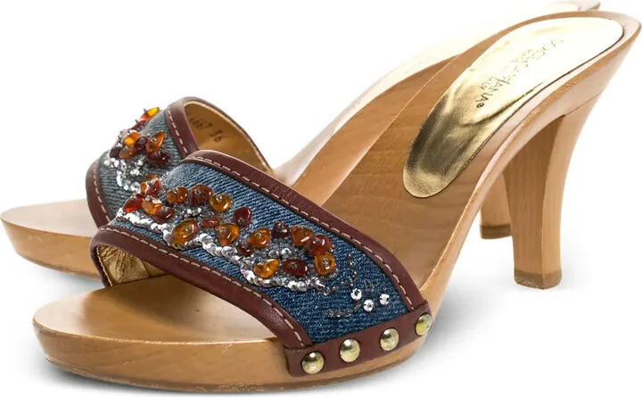 Bead-Embellished Sandals - Image 3
