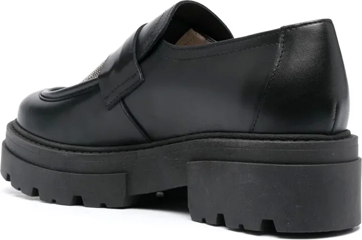 Bead-Embellished Slip-On Loafers - Image 3