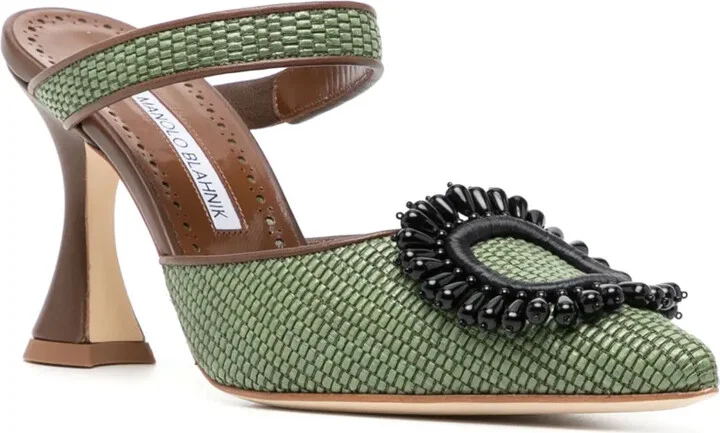 Bead Embellishment Mules - Image 2