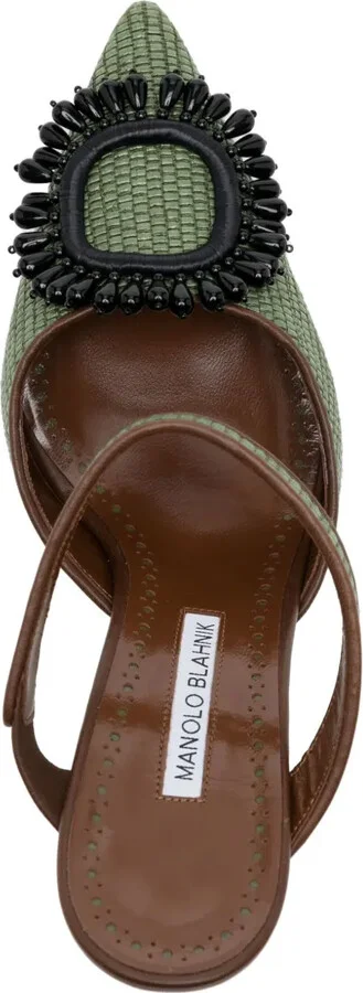 Bead Embellishment Mules - Image 4