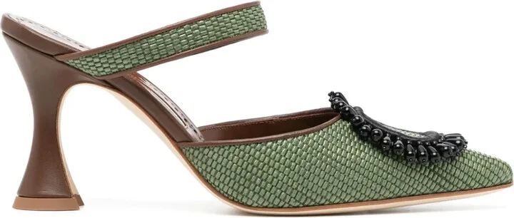 Bead Embellishment Mules