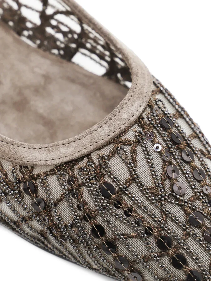 Beaded Ballerina Pumps - Image 4