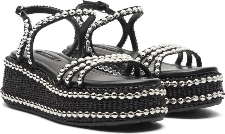 Beaded Heeled Sandals - Image 2