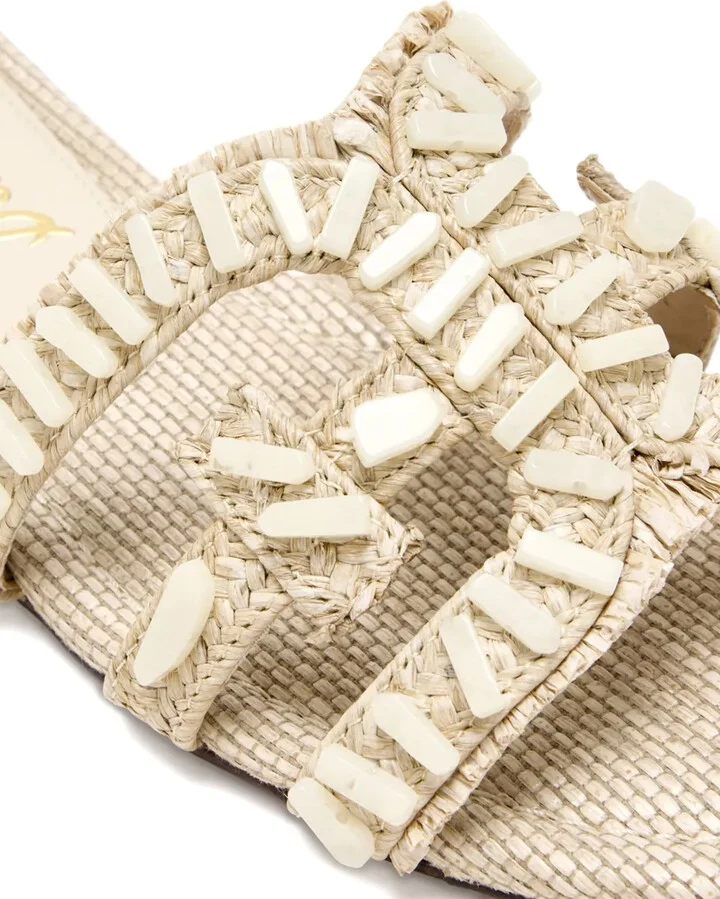 Beaded Woven Sandals - Image 3