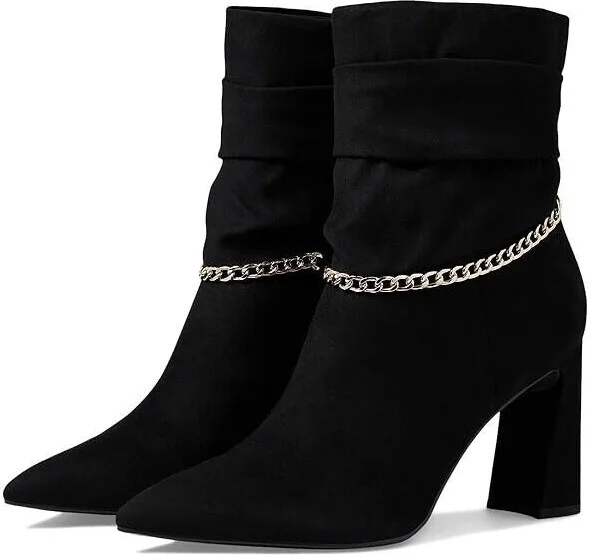 Bear 2 Boots Women's US 8 Black Pointed Toe Ankle Bootie ZPO2935