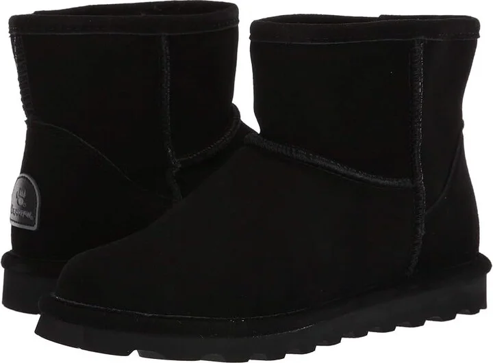 Bearpaw Alyssa Women's Shoes Black : 5 M, Suede