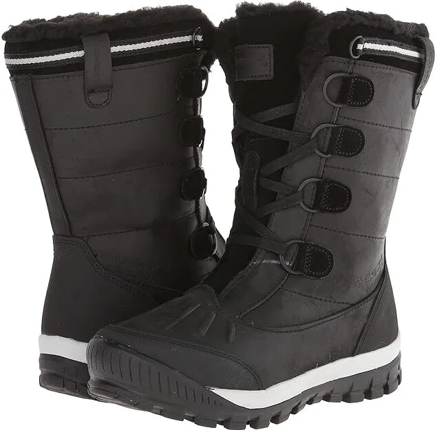 Bearpaw Desdemona Women's Boots Black : 8 M, Leather