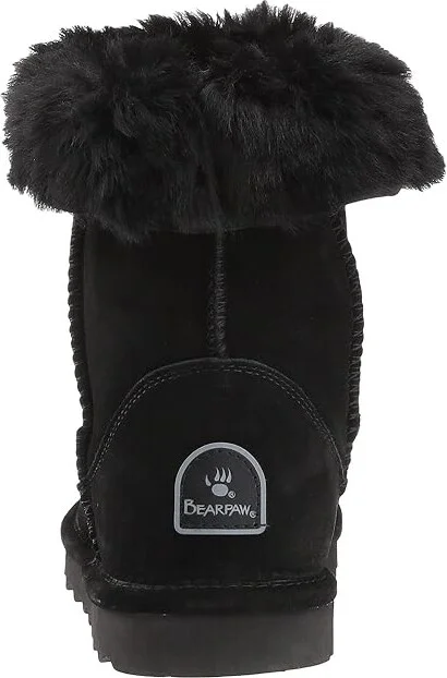 Bearpaw Elle Short Women's Shoes Black : 5 M, Suede - Image 5