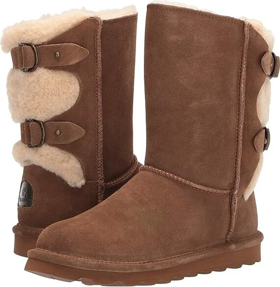 Bearpaw Eloise Women's Boots Hickory/Champ : 5 M, Leather