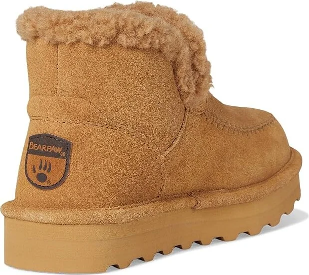 Bearpaw Maeve Platform Lo Women's Shoes Iced Coffee Solid : 5 M, Suede - Image 4