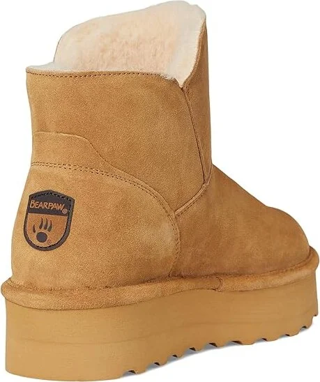 Bearpaw Retro Maren Women's Shoes Iced Coffee Solid : 11 M, Suede - Image 4