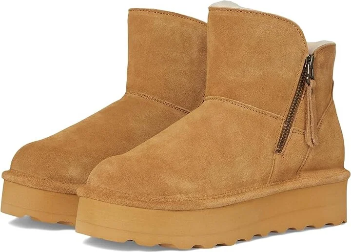 Bearpaw Retro Maren Women's Shoes Iced Coffee Solid : 11 M, Suede