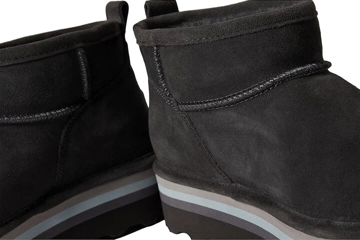 Bearpaw Retro Shorty Women's Shoes Graphite : 5 M, Suede - Image 5