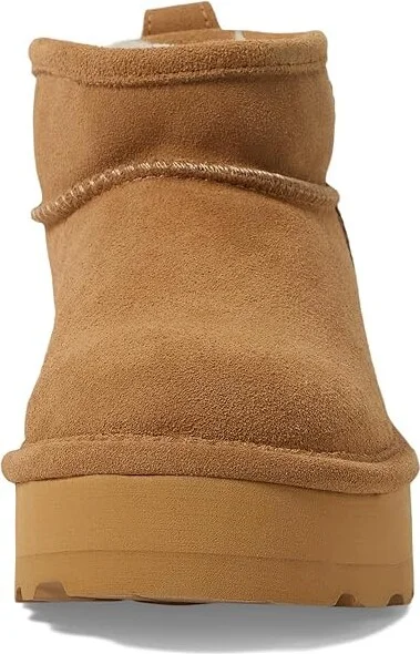 Bearpaw Retro Shorty Women's Shoes Iced Coffee Solid : 10 M, Suede - Image 2
