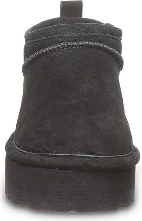 Bearpaw Retro Super Shorty Women's Boots Black : 9 M, Rubber/Suede/Wool - Image 5