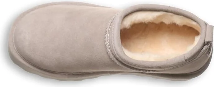 Bearpaw Retro Super Shorty Women's Boots Mushroom : 7 M, Rubber/Suede/Wool - Image 2