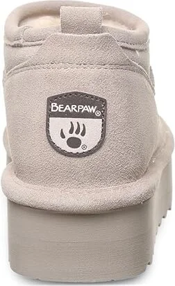 Bearpaw Retro Super Shorty Women's Boots Mushroom : 7 M, Rubber/Suede/Wool - Image 4