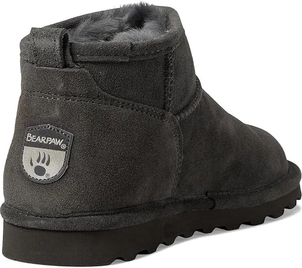 Bearpaw Shorty Women's Shoes Graphite : 6 M, Leather - Image 4