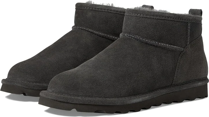 Bearpaw Shorty Women's Shoes Graphite : 6 M, Leather