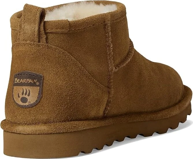 Bearpaw Shorty Women's Shoes Hickory : 9 M, Leather - Image 4