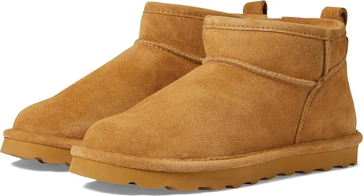 Bearpaw Shorty Women's Shoes Iced Coffee : 12 M, Leather
