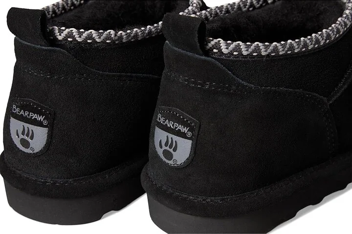 Bearpaw Super Shorty Deco Women's Shoes Black : 5 M, Suede - Image 7