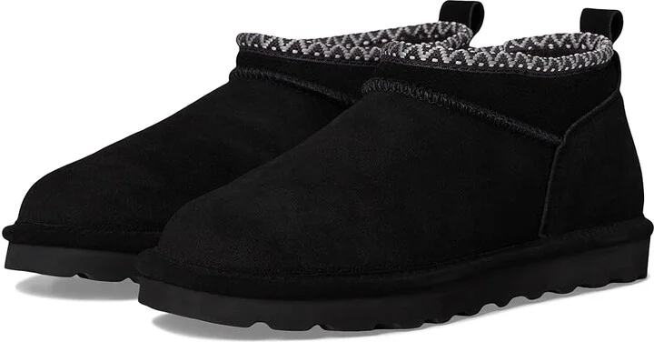 Bearpaw Super Shorty Deco Women's Shoes Black : 5 M, Suede